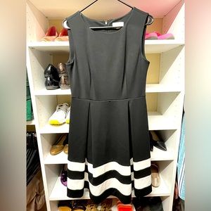 Black and White Calvin Klein Dress